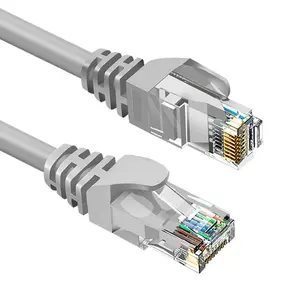 Grosir enam kucing dari gigabit selesai kabel cat6 broadband router twisted pasang kabel komputer rj45 jaringan jumper