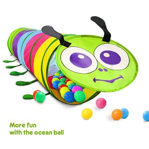 Ultra-Durable Ultra-Lightweight Pop up Design Collapsible Shape Fun and Exciting Baby <b>Tunnel</b> - Product Image 4