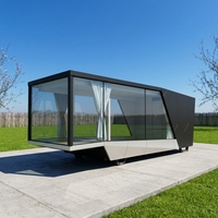 Maison conteneur modulaire mobile durable en acier pour ateliers, hôtels, restaurants, bars, ateliers, imperméable et résistant au feu