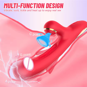 ของเล่นทางเพศ 3 in 1 กระตุ้นจุดจี สั่นสะเทือน ดูดกระตุ้นคลิตอริส พร้อมหัวนวดแบบสั่นและแบบดูด ผลิตภัณฑ์ทางเพศ - Product Image 3