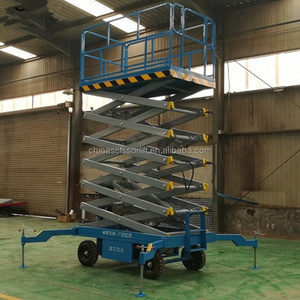 Bàn nâng di động thủy lực loại kéo cắt, tải trọng 1000kg, đạt chứng nhận CE, dùng cho vận chuyển vật liệu trong kho - Product Image 3