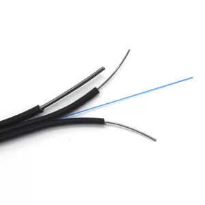 Ngoài trời trên không FTTH thả Cáp 1 2 4 6 8 lõi G657A/g652d sợi cáp quang 1c 3 Thép Indonesia cáp thông tin liên lạc 1km 2km - Product Image 2