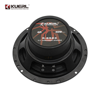 Speaker Komponen Audio Mobil Kuerl 6.5 Inch 2-Way Desain Baru 4 Ohm Maks 210W Subwoofer