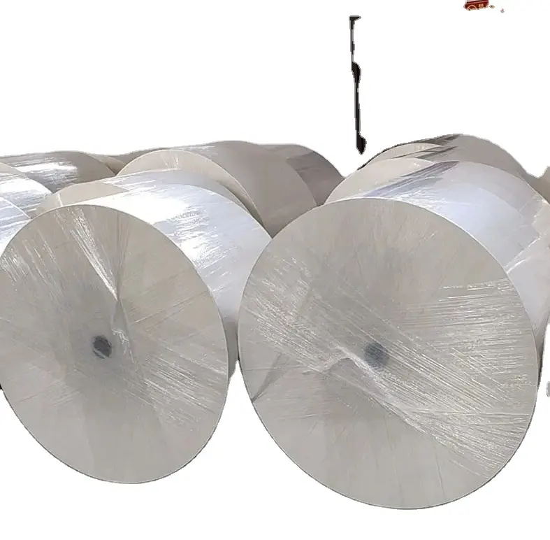 Rollos de papel blanco doble individual con recubrimiento acuoso, vaso de papel desechable de materia prima