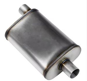 कारखाने की आपूर्ति उच्च गुणवत्ता वाले ऑटो निकास प्रणाली सहायक स्टेनलेस स्टील सार्वभौमिक निकास मफलर - Product Image 5