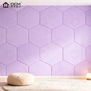 Tablero acústico de Fieltro de Poliéster Hexagonal reciclado 100%, paneles acústicos verdes ecológicos para mascotas para insonorización de <span class=keywords><strong>Gimnasio</strong></span> Moderno - Product Image 1