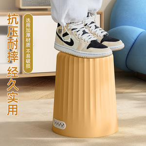 Shark Tooth Trash Can 9L Cylindrical <b>Large</b> Capacity Indoor Waste <b>Bin</b> <b>Kitchen</b> Bathroom Bedroom Lidless - Product Image 2