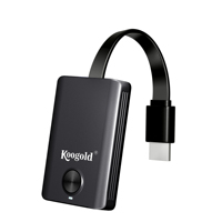Koogold 4K Miracast DLNA/Airplay TV Dongle pour Affichage Sans Fil Plein Écran, Streaming en Direct et Duplication d'Écran pour TikTok YouTube sous Linux OS