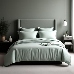 OEM tấm ga trải giường sợi nhỏ thiết lập không gây dị ứng và chống nhăn bộ đồ giường với vỏ gối và tấm phẳng - Product Image 6