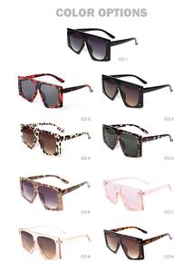 Kp90493 표범 인쇄 광장 여성 선글라스 태양 안경 도매 사용자 정의 로고 남성 선글라스 숙녀 여성 - Product Image 6