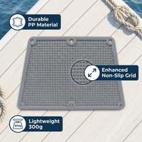 Plaque de montage de moteur externe en PVC robuste de 270 mm pour bateau gonflable, kayak, accessoires de bateau pneumatique, surf