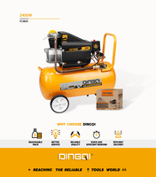 Compresseur d'air portable à piston 50L 2400W 3HP à entraînement direct 0,22m³/min Pompe à air haute vitesse - Réparation automobile, garage et outils pneumatiques