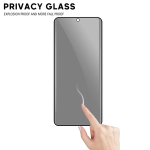 Protection d'écran en verre trempé <span class=keywords><strong>ultra</strong></span> fin 2.5D 3D avec déverrouillage par empreinte digitale et confidentialité renforcée pour Samsung S25 S24 <span class=keywords><strong>Ultra</strong></span> - Product Image 5