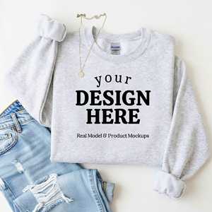 OEM ODM <span class=keywords><strong>Gildan</strong></span> 18000 Paquete de Maquetas de <span class=keywords><strong>Sudaderas</strong></span> de Cuello Redondo de 30 Colores, Maquetas de <span class=keywords><strong>Sudaderas</strong></span> Lisas de Alta Calidad con Vista Frontal Plana para Et - Product Image 3