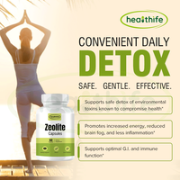 Capsules de Zéolite Clinoptilolite Prix Promotionnel En Stock 500mg 60 Capsules 30 Doses Capsules de Zéolite Blanches