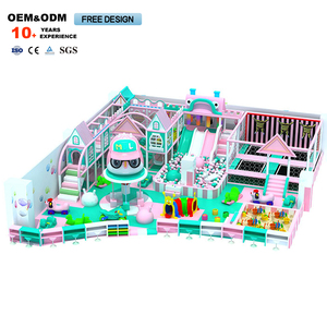 Macaroon Theme Indoor Soft Play Equipment Kids' <b>Trampoline</b> with Foam for Amusement Parks and Play Centers - Product Image 5