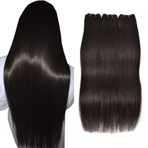 ISWEET Straight Peruvian Hair weave,Virgin Human Hair Bundles With Closure, natural remy Human Hair Bundles