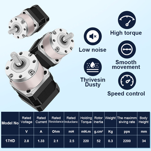 12V/24V mô-men xoắn cao không chổi than DC động cơ bánh răng tiếng ồn thấp cuộc sống lâu dài động cơ bước - Product Image 3