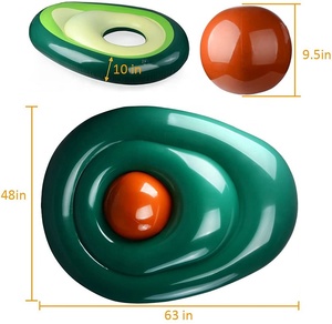 <span class=keywords><strong>Flotador</strong></span> inflable de <span class=keywords><strong>aguacate</strong></span> para salón de piscina - Product Image 5