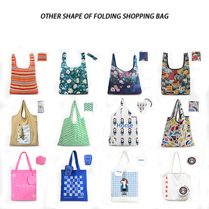 <b>Foldable</b> Reusable Shopping Tote <b>Bag</b> Cute Ocean Fish Design Eco Friendly Canvas Handbag Portable Grocery <b>Bag</b> For Daily Use - Product Image 6