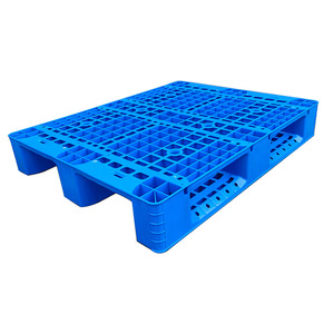 Paleta de plástico de una cara de 3 corredores de 1200x1000mm, gran oferta de paletas europeas ligeras para exportación y logística - Product Image 4