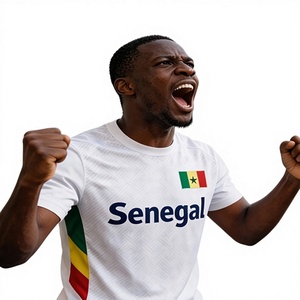 Camiseta de Alta Calidad de Secado Rápido y Ecológica con Logotipo Personalizado para Fanáticos del Fútbol de Senegal, Canadá, México y Estados Unidos para la Copa Mundial 2026 - Product Image 1