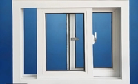 Ventanas Corredizas de Aluminio Personalizables con Tecnología LowE, Ventanas Corredizas de Aluminio con Doble Acristalamiento para el Hogar, Barra de Seguridad