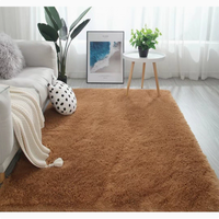 Ensemble de tapis en velours tissé de style nordique pour chambre à coucher, salon, zone de canapé, chevet
