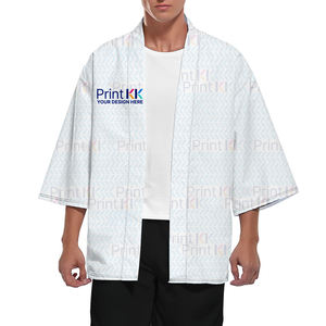 Cardigan estilo kimono para hombre con imagen personalizada - Product Image 4