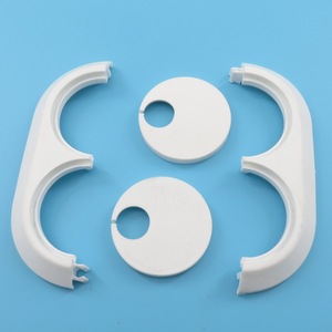 15mm Fit Bathroom <strong>Chrome</strong> Home Improvement Plastic Radiator <strong>Pipe</strong> <strong>Covers</strong> - Product Image 3