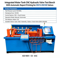 Banco de Pruebas de Válvulas Hidráulicas CNC con Tanque de Agua Integrado e Impresión Automática de Informes para Válvulas DN15-DN100