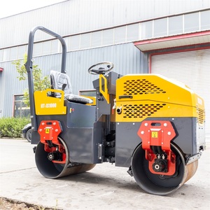 1 тонный Мини дорожный каток 1 тонный гидравлический Вибрационный уплотнитель для продажи - Product Image 5