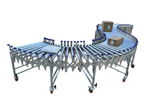 Nailiコンベア高度電動ローラーコンベアシステム伸縮式回転折り畳み式ゴムベルト付き物流用 - Product Image 2