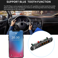 BT 5.0 Voiture Audio Lecteur MP3 USB TF FM Radio Module Télécommande Écran Couleur Amplificateurs Module Audio
