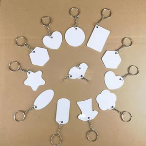 Millantech Wholesale Custom Football Blanks MDF Key Ring Blank Keychains in Bulk Wood Sublimation Keychain
