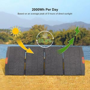 Offre Spéciale : Kits de Panneaux Solaires Portables Pliables pour Camping 400W 24V 36V avec Béquilles pour Tentes, Caravanes, Camping-cars et Camions - Product Image 3