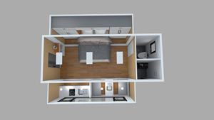 Cabaña Todoterreno Cero Emisiones con Ampliación Lateral para Vivienda Móvil, Hogar, Almacenamiento de Energía Fotovoltaica, Baño y Cocina - Product Image 3