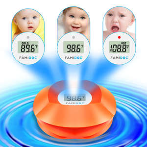 Thermomètre de <span class=keywords><strong>bain</strong></span> électrique pour bébé précis Baignoire de sécurité Jauge de température de l'eau Conception de fleurs Jouet flottant pour l'heure du <span class=keywords><strong>bain</strong></span> des nourrissons - Product Image 5