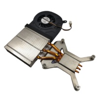 Disipador de Calor Delgado para CPU con 3 Tubos de Calor para PC Todo en Uno Intel ITX, Procesador LGA 1150 1155 1151 1156, Ventilador de 80 mm, HTPC