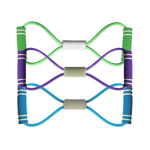 Banda de resistencia con forma de ocho, material TPE, 45x10x8mm, cómoda para entrenamiento físico y equipo de estiramiento - Product Image 4