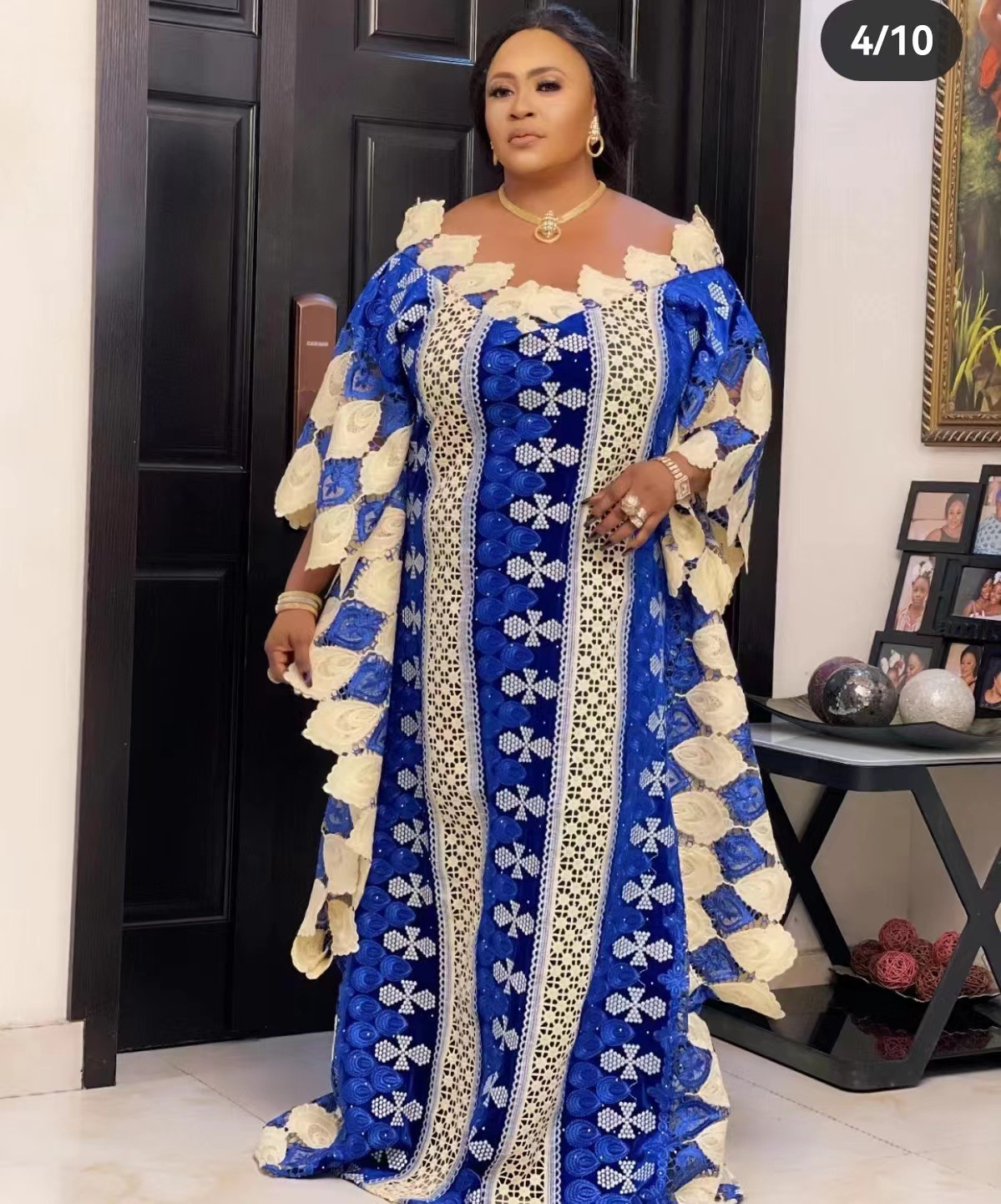 African Traditional Lace Dress - 2025 New Design Women