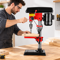 Perceuse à colonne verticale ZJ5125, 1100W, trou de perçage maximal de 25 mm, 12 vitesses réglables, perceuse de table