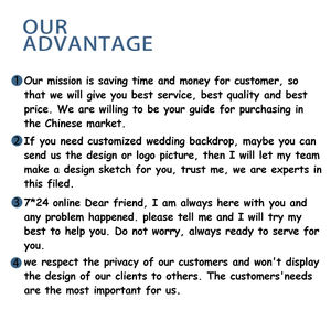 المصنع المصدر من مواد النسيج الفاخر الأخضر الداكن لوحات الحائط ستائر الزفاف ستائر خلفية مع شجاعة. - Product Image 5