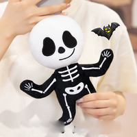 Peluche fantôme drôle de Halloween : squelette, momie, vampire – Jouet en peluche, accessoires amusants, poupée en tissu doux, cadeaux de fêtes