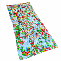 Luxury 400GSM 100% Cotton Velour Beach Towel - Super Absorbent Quick Dry, Double Sided, Custom Print for Sports & Travel