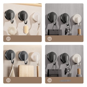 Khăn Robe Hooks, phòng tắm Móc áo treo tường, nhựa phòng tắm móc phòng ngủ nhà bếp khách sạn văn phòng - Product Image 4