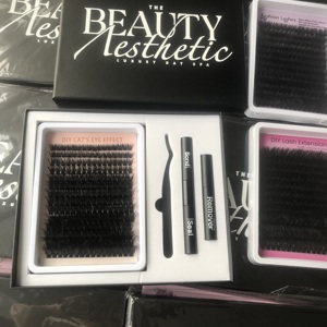 Precut <strong>Lash</strong> Ribbon DIY Cluster <strong>Lashes</strong>: Silk Light Fiber, Segmented, Lightweight for Spring Picnics &amp; <strong>Cherry</strong> Blossom Trips - Product Image 6