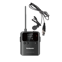 Mikrofon Nirkabel Profesional X10 Veida Long Distance 300m UHF True Diversity Lavalier Headset untuk Pertunjukan Panggung Infrared