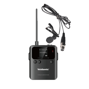 Micrófono inalámbrico profesional UHF de largo alcance X10 Veida de 300 m con tecnología True Diversity y auriculares tipo lavalier para presentaciones en escenario. - Product Image 3