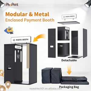 Cabina de Fotos Portátil, Cabina de Fotos Cerrada de Autoservicio para Pasaportes - Product Image 6